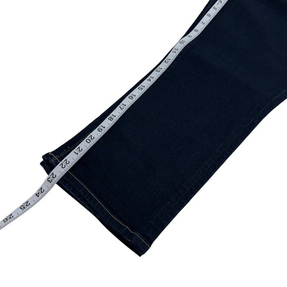 Old Navy Womens Sweetheart Mid-Rise Capri Jeans Size 10 Regular Dark Blue Denim - Picture 7 of 11